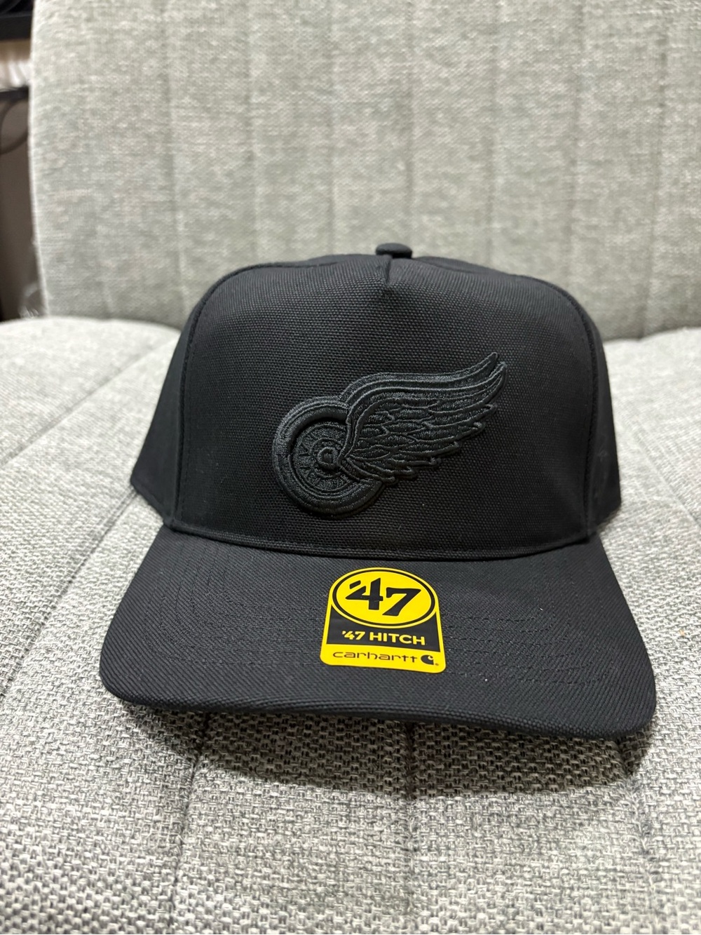 Black Detroit Wings Snapback Hat by '47 x Carhartt